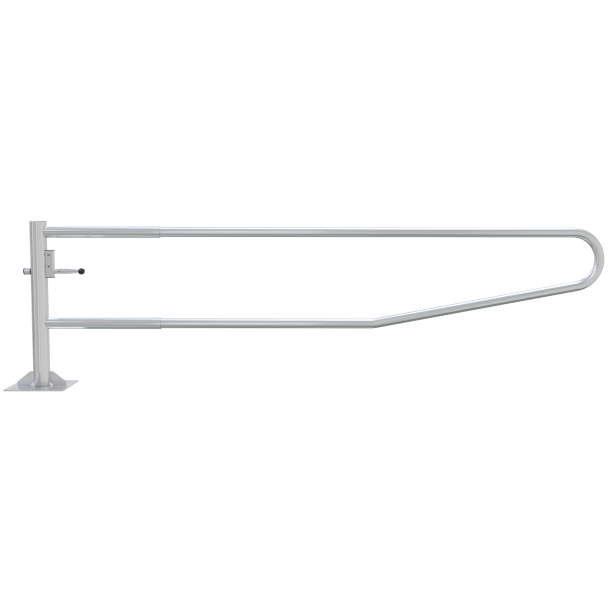 Swiveling gates | to be fixed by plugs, hot-dip galvanized | total width: 3500 mm | for padlock